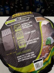 lot 2423 image: woodsman sleeping bag