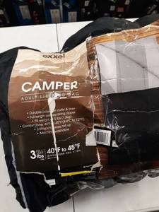lot 2424 image: exxel sleeping bag