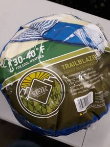 lot 2433 image: wenzel sleeping bag