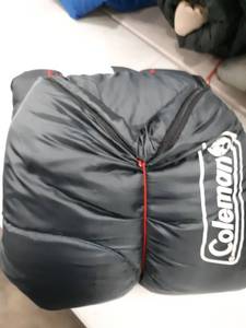 lot 2457 image: Coleman sleeping bag