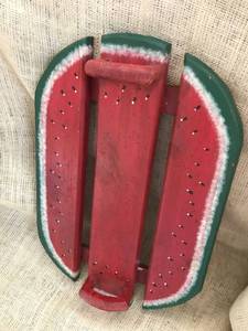 lot 2354 image: Wood Watermelon Tray