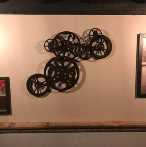 lot 2373 image: Movie Reels Wall Decor Piece