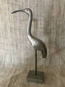 lot 2374 image: Wood Bird on Stand