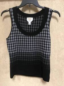 lot 2388 image: Talbots BlackGray Sweater Vest