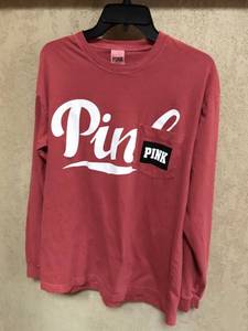 lot 2392 image: Victoria Secret Pink long sleeve t shirt