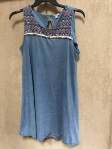 lot 2393 image: Lt Blue Tank Dress