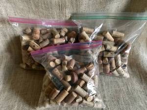 lot 2419 image: 3 gallon size bags of corks