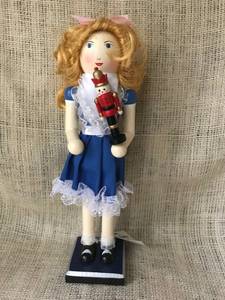lot 2445 image: Holiday Nutcracker---Claire with nutcracker doll