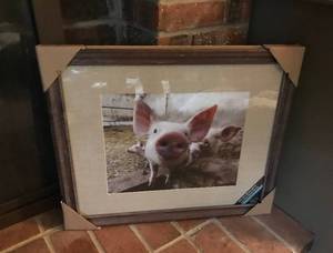 lot 2456 image: Farmhouse Wall Decor---Pig Pen on the Farm (pretty adorable)