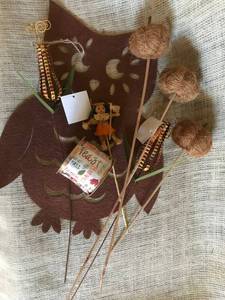 lot 2525 image: Assortment of fun fall craftingdecor items