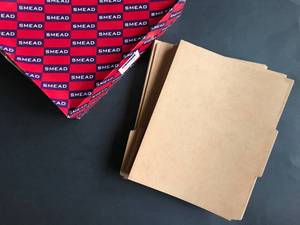 lot 2537 image: Kraft File Folders (letter size)