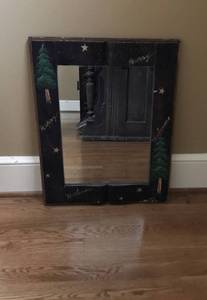 lot 2554 image: Mirror--framed in booklibrary theme