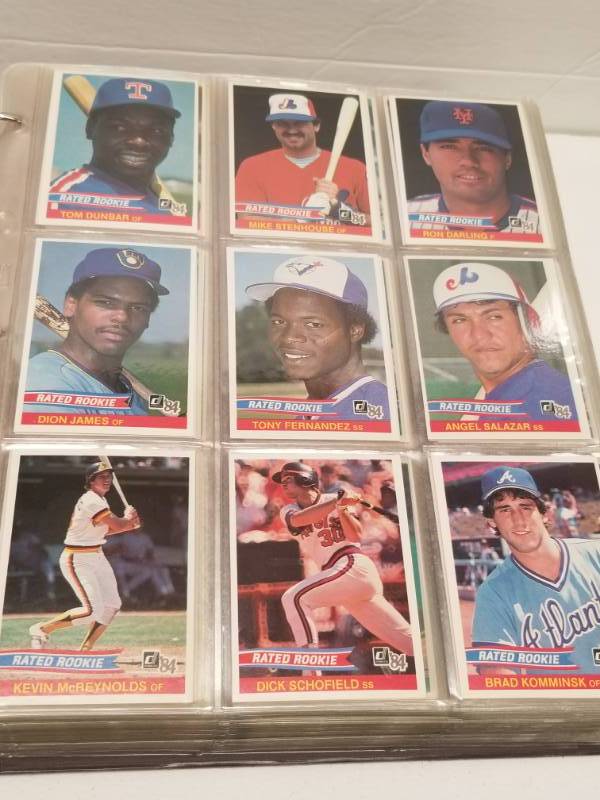 1984 Donruss Baseball Complete 660 Card Set W Don Mattingly