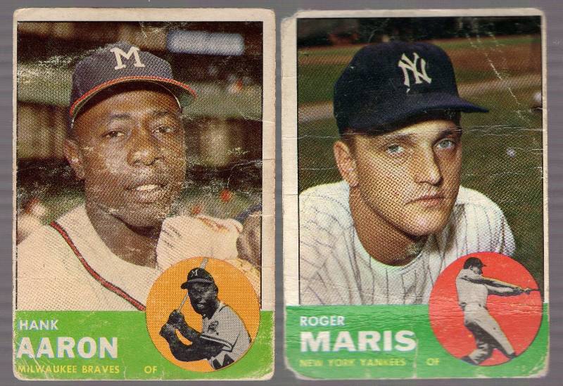 Roger Maris 1963 TOPPS Card #120 YANKEES