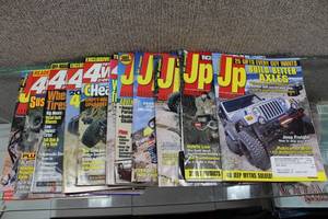 lot 2711 image: Lof of 11 ATV Magazines. JP Magazine and Petersens 4 Wheel & Off-Road Magazines from 2000 and 2003.