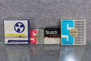 lot 2730 image: Lot of Vintage AV Audio Hi-Fi - Lot of 4 Reel To Reel Tapes