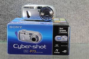 lot 2788 image: Sony Digital Camera Cyber Shot DSC-P73