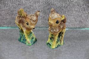 lot 2782 image: Royal Victoria Deer Salt and Pepper Shakers