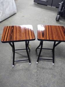 lot 5237 image: Folding Side Tables