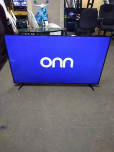 lot 5270 image: ONN 65 LED Flat Screen TV