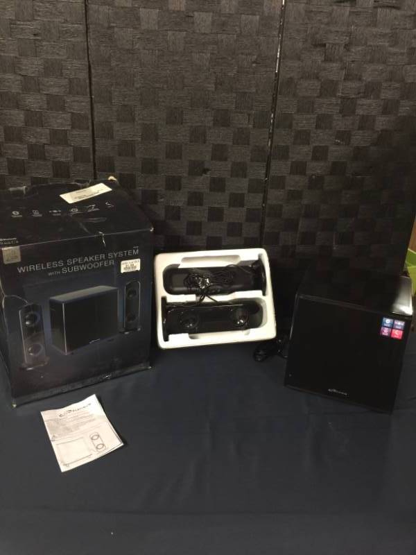platinum wireless speaker system with subwoofer