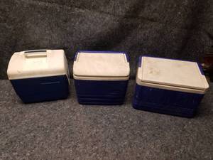 lot 14121 image: Three Lunchbox Coolers