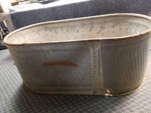 lot 14147 image: Galvanized Water Trough