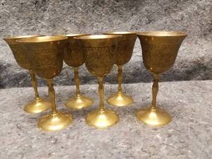lot 14202 image: Ornate Metal Cups
