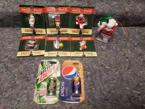lot 14204 image: Coca-Cola Trim-a-Tree Collectible Ornaments and More