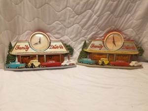 lot 14210 image: Pair of Vintage Coca-Cola Clocks