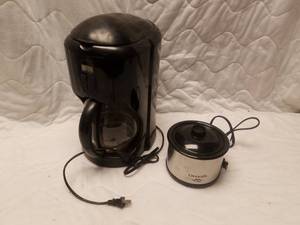 lot 14218 image: Coffee Maker and Mini Crock Pot