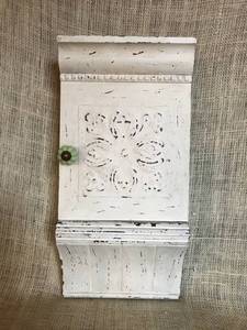 lot 2887 image: Antique White Key Cabinet