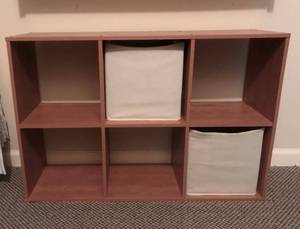 lot 2892 image: Storage ShelfCubes with fabric bins