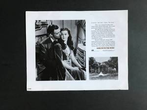 lot 2935 image: Gone with the Wind Movie Print