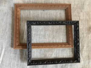 lot 2939 image: Set of two wood frames