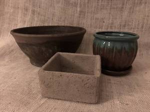lot 2946 image: Ceramic Planters