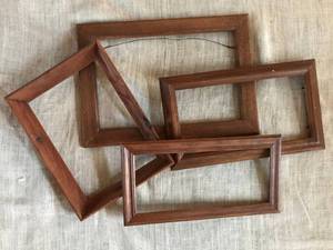 lot 2949 image: Set of 4 oak wood frames