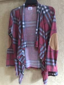 lot 2953 image: Saved by the Dress Plaid Cardigan