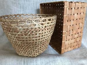 lot 2967 image: Set of Large Wicker Baskets