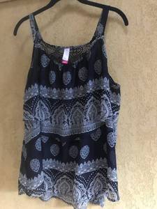 lot 3053 image: Blue Print Tank Top