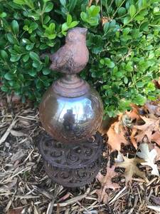lot 3093 image: Cast Iron and Glass Yard Stake