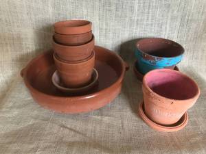 lot 3097 image: Terra Cotta Planters