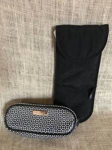 lot 3130 image: Curling Iron Travel Bag and make up bag
