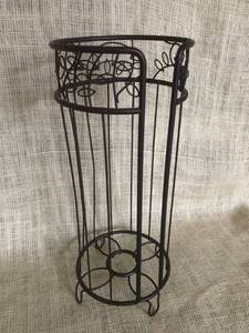 lot 3174 image: Bathroom Accessory--oil rubbed bronze toilet paper holder