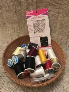 lot 1057 image: Sewing Thread and needles