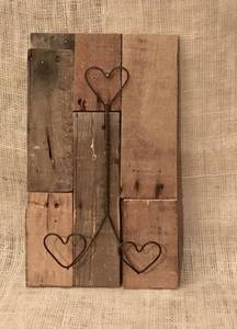 lot 1083 image: Handmade wood piece with hangerhook