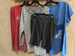 lot 1118 image: Shirts and Tesla exercise shorts (including Royals T-Shirt)