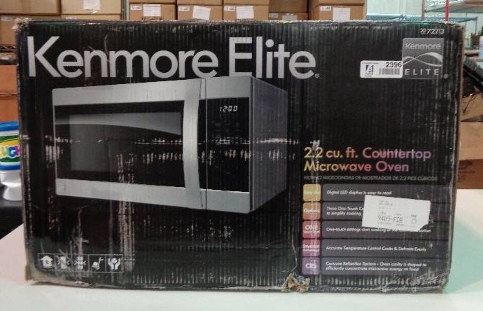 kenmore elite 2.2 cu ft countertop microwave oven