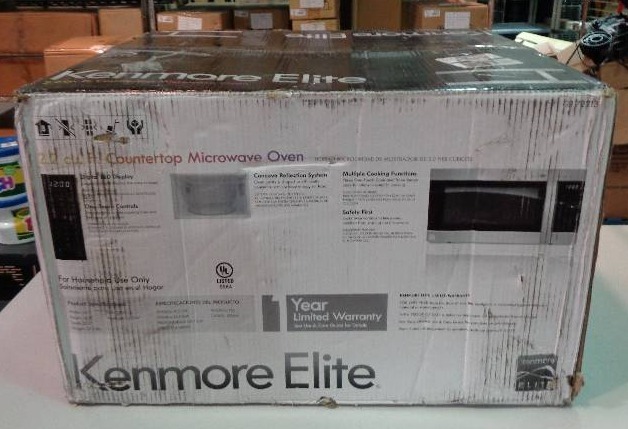 kenmore elite 2.2 cu ft countertop microwave oven