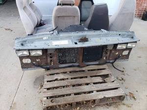 lot 3012 image: 1990 GM Core support  w radiator and condenser
